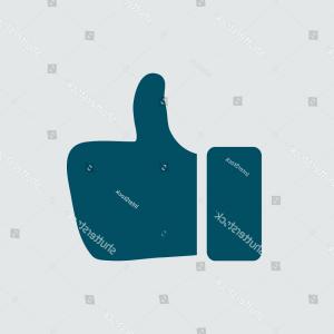 300x300 Photostock Vector Like Icon Hand Finger Up Sign Thumb Up Symbol