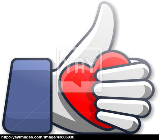 512x452 Like Symbol Icon With Heart Vector