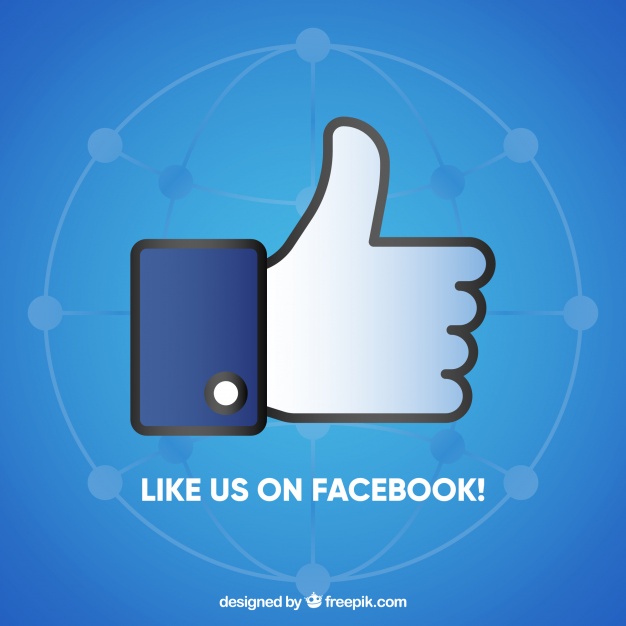 626x626 Facebook Background With Like Icon Vector Free Download