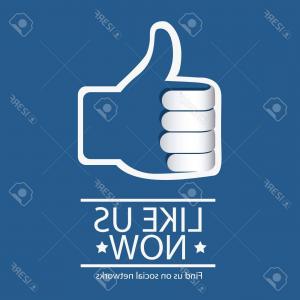 300x300 Like Us On Facebook Logo Vector Art Lazttweet