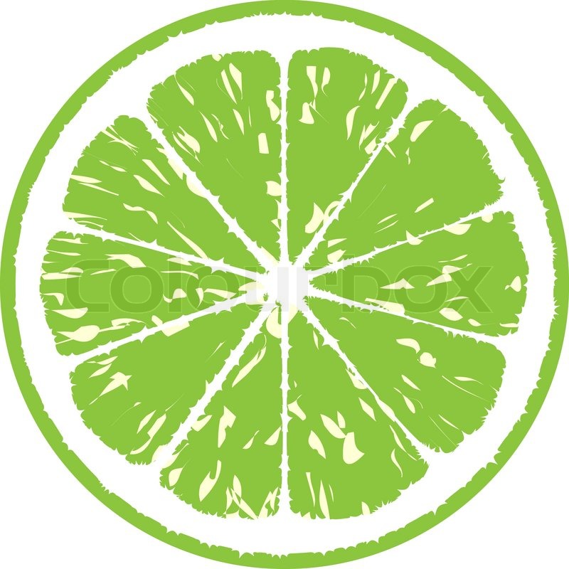 800x800 Lime Vector Illustration Stock Vector Colourbox