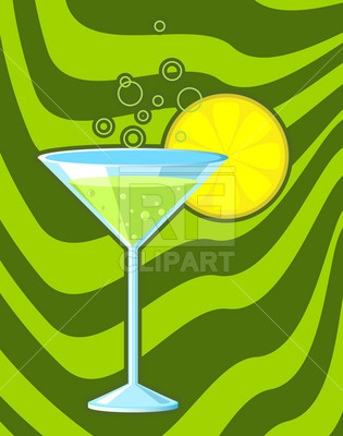 315x400 Martini With Lime Vector Image Vector Artwork Of Food And