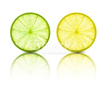 362x299 Lemon Lime Vector Illustration Stock Vectors