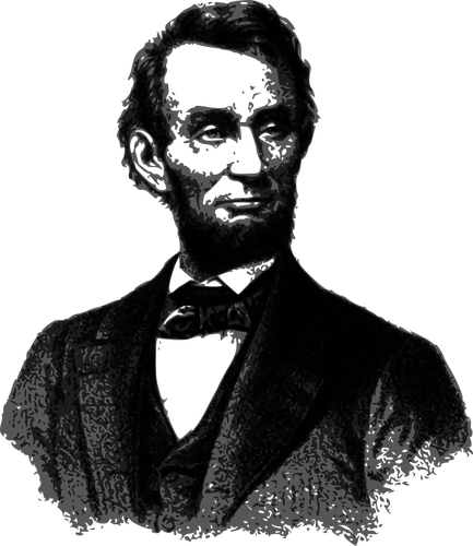 433x500 Vector Portrait Of Abraham Lincoln Public Domain Vectors