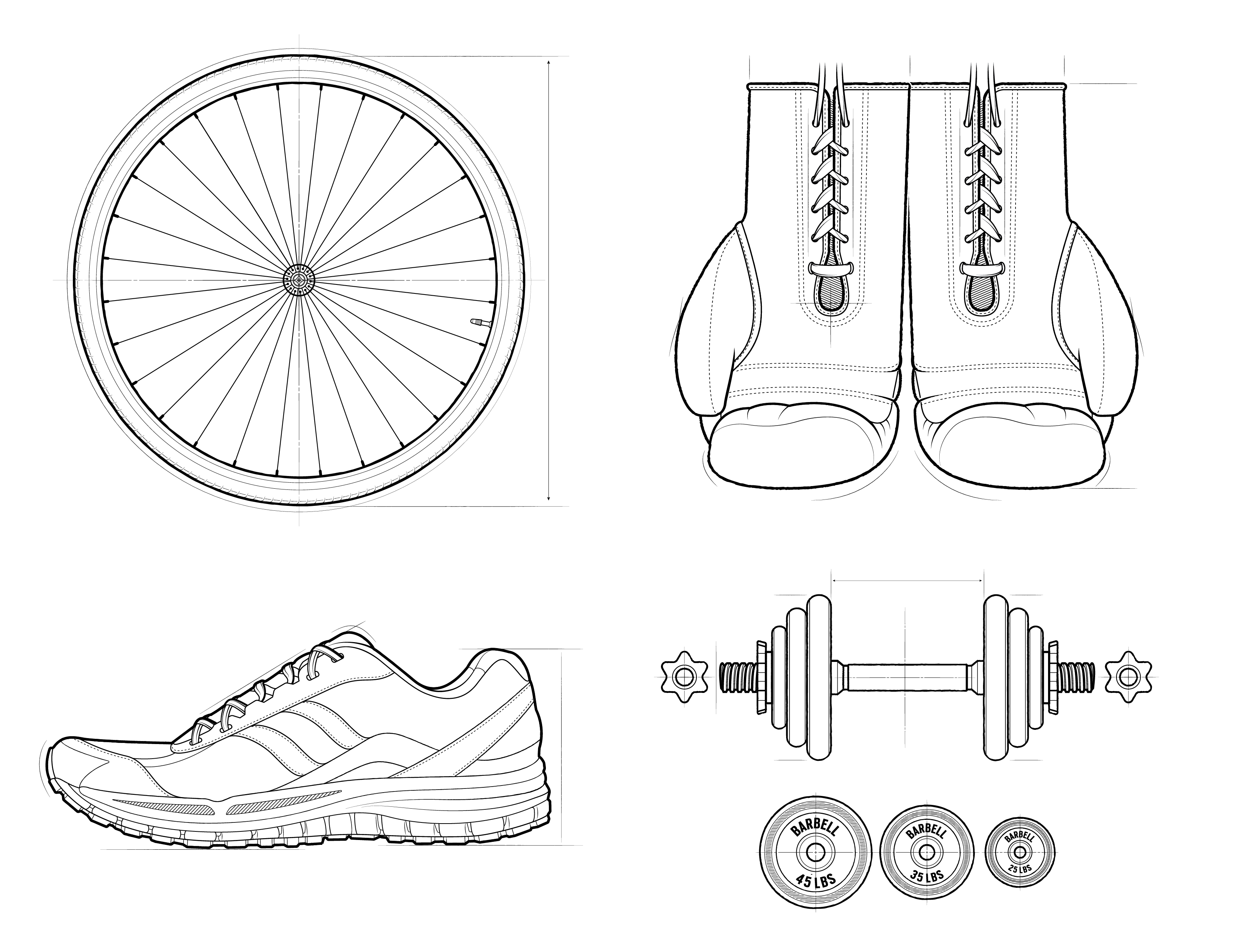 3300x2550 Technical Line Art