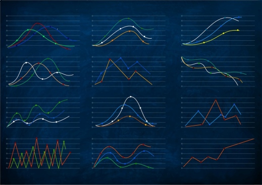 519x368 Line Chart Vector Free Vector Download (10,818 Free Vector) For