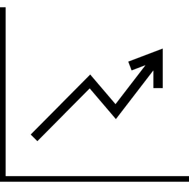 626x626 Data Analytics Ascending Line Chart Icons Free Download