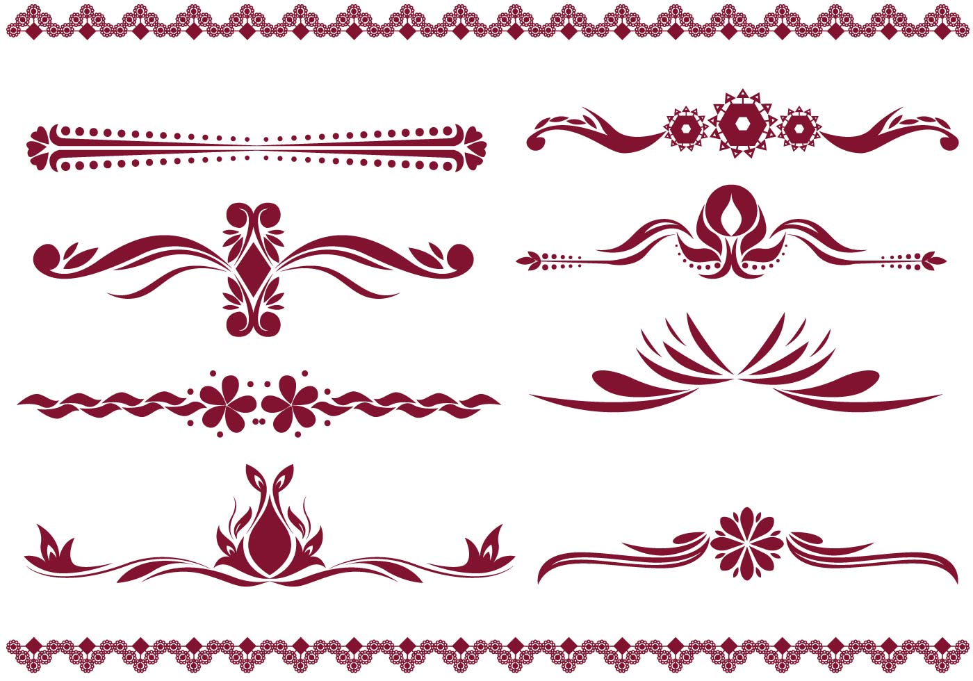 1400x980 Fancy Line Vectors