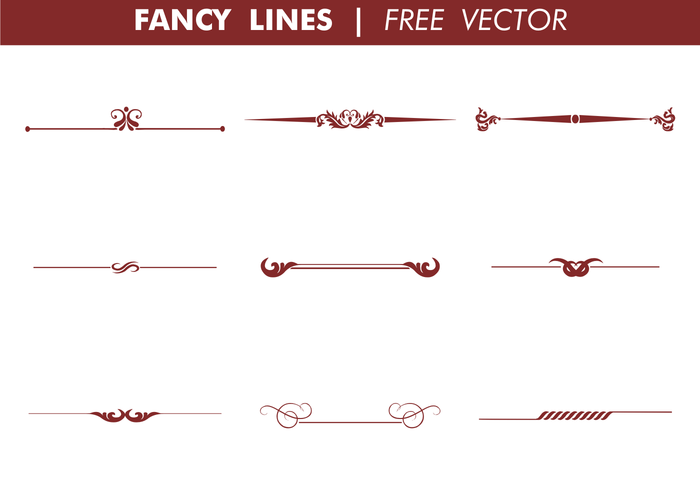 700x490 Decorative Fancy Lines Vector