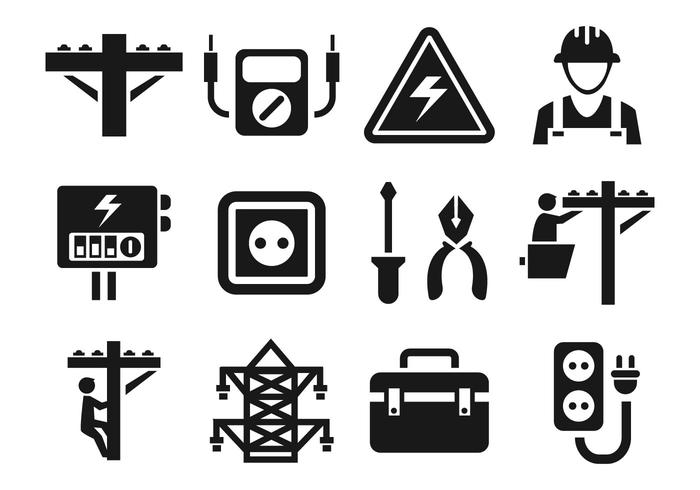 700x490 Free Lineman Icons Vector
