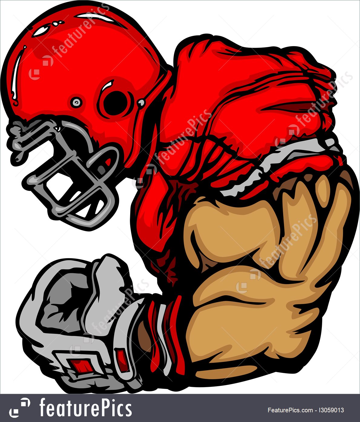 1189x1392 Games With Ball Football Player Lineman Vector Cartoon