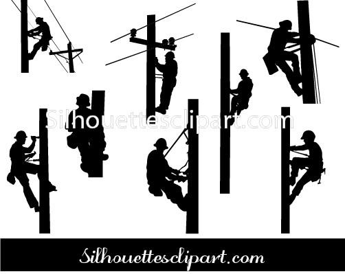 502x399 Lineman Silhouette Vector Download Here Silhouettes Vector