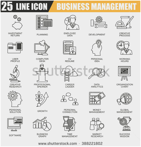 450x470 Lineman Trade Certification Astonishing Modern Thin Line Icons Set