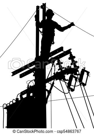 332x470 Collection Of Free Electrification Clipart Lineman. Download On