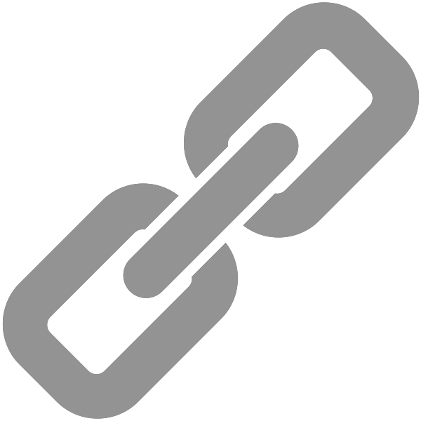 600x600 Gray Link Icon. Vector Data. Svg(Vector)public Domain Icon