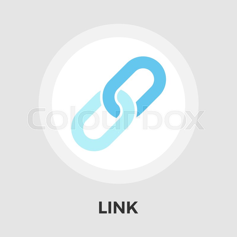 800x800 Link Icon Vector. Flat Icon Isolated On The White Background