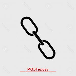 300x300 Photostock Vector Chain Or Link Icon Flat Design Vector