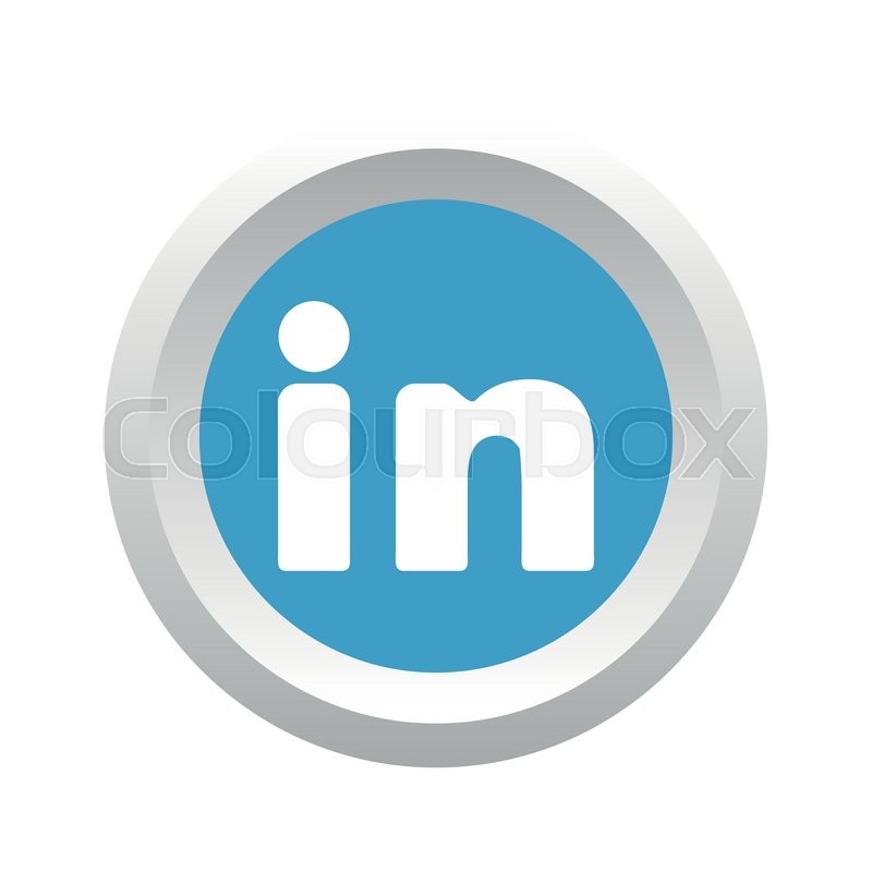 800x800 Linkedin Social Logo. Vector Stock Vector Colourbox