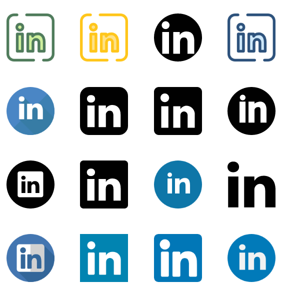 572x586 20 Linkedin Icons Vector (.eps + .svg + .png) Download Vector
