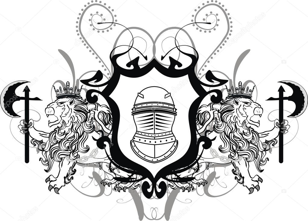 1023x735 Drawn Axe Coat Arm