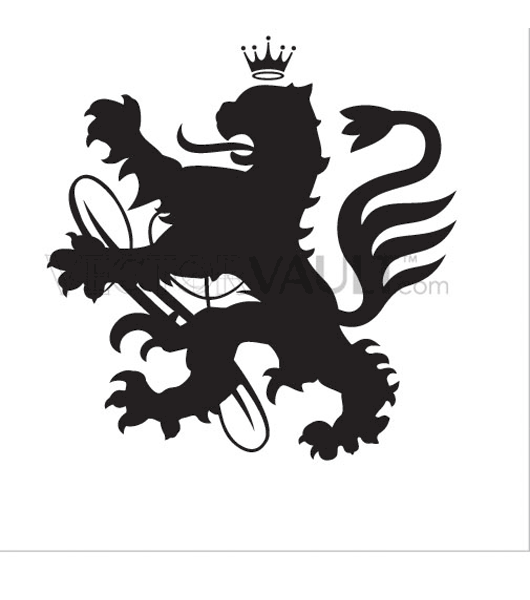 530x600 Lion Crest Logo Vector