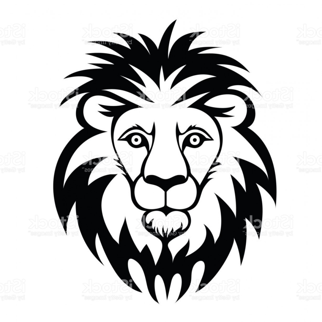 1228x1228 Lion Head Vector Files Arenawp