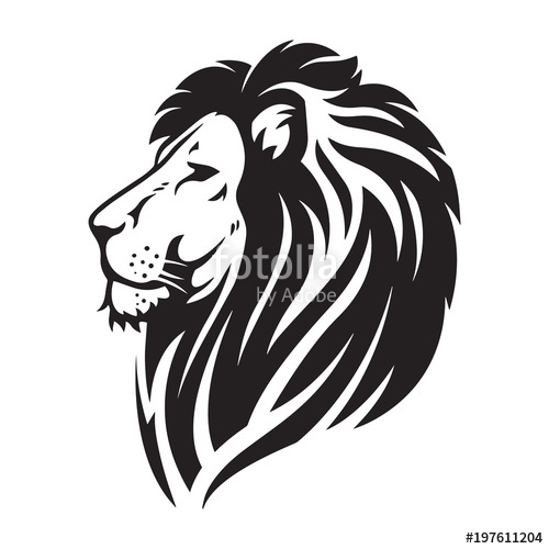 500x500 Lion Head Vector Stock Image And Royalty Free Vector Files On