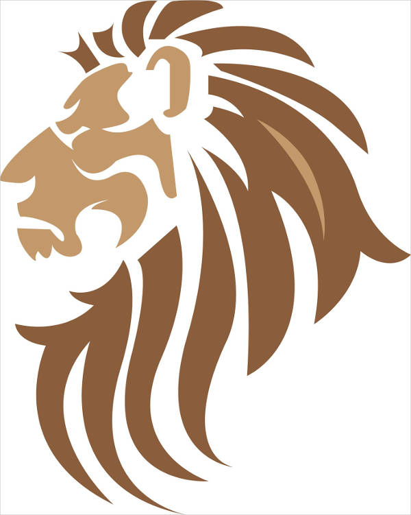 600x751 Lion Vector Free