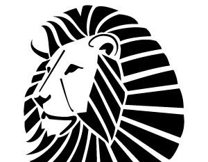 300x233 Lion Head Black Free Vector Free Vectors Ui Download
