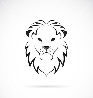 380x400 Lion Head Vector Loin Lions, Silhouettes And Tattoo