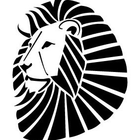 282x282 Head Of Lion Vector Illustration Free Vector Download 129024