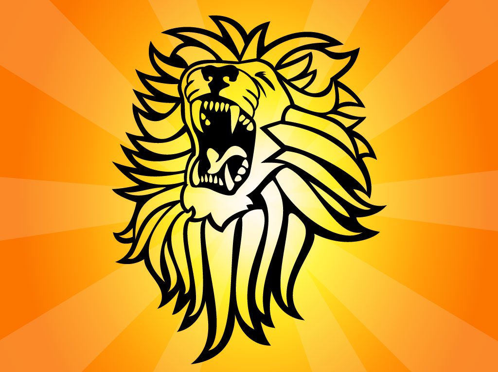 1024x765 Roaring Lion Vector Art Amp Graphics