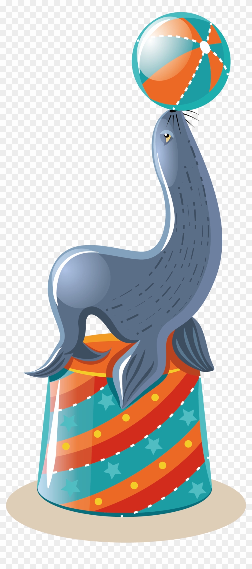 840x1896 Sea Lion Illustration