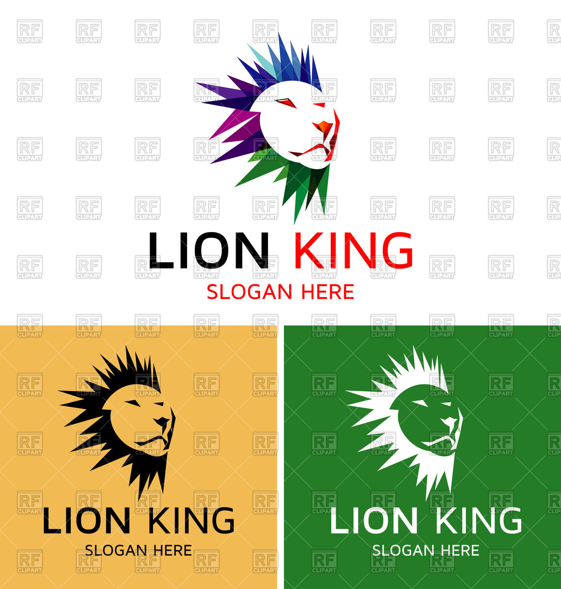 1143x1200 Lion King Emblem Vector Image Vector Artwork Of Plants And