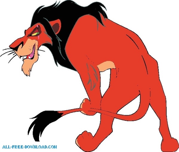 600x508 The Lion King Scar 3 Free Vector In Encapsulated Postscript Eps