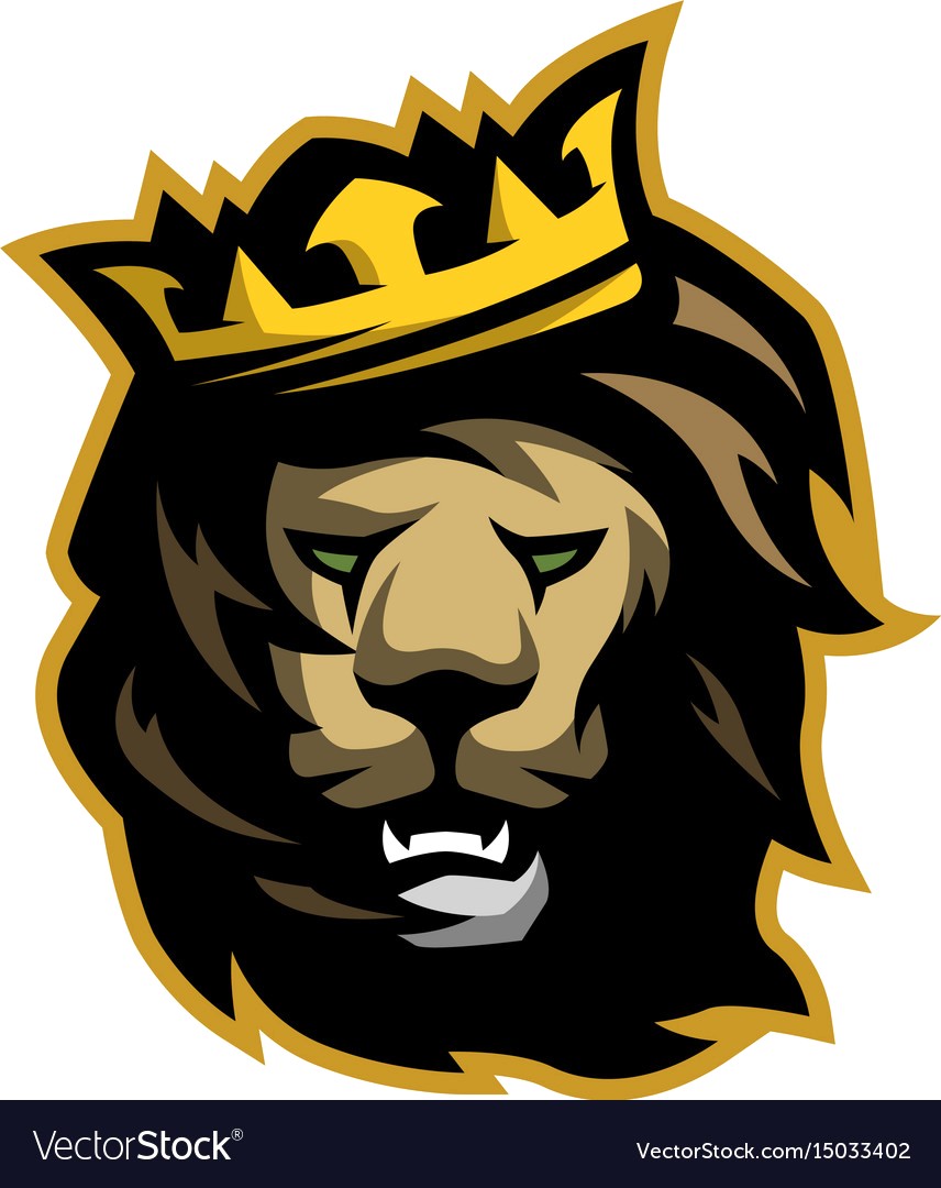 856x1080 The Lion King With A Crown Vector 15033402