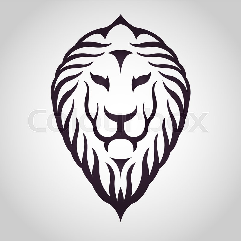 800x800 Lion Logo Vector Icon Design Illustration Stock Vector Colourbox