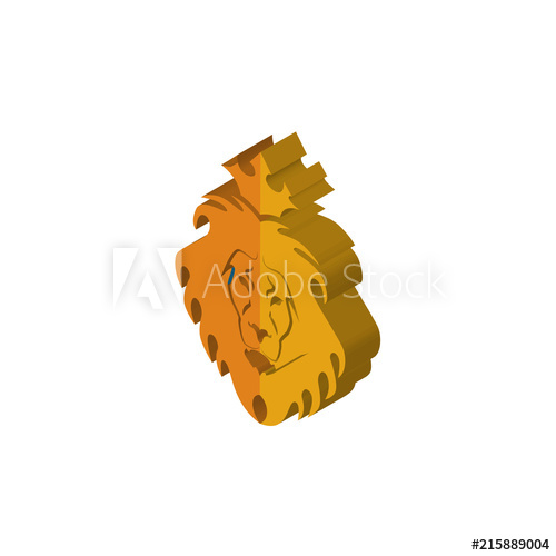 500x500 Judah And The Lion Isometric Right Top View 3d Icon