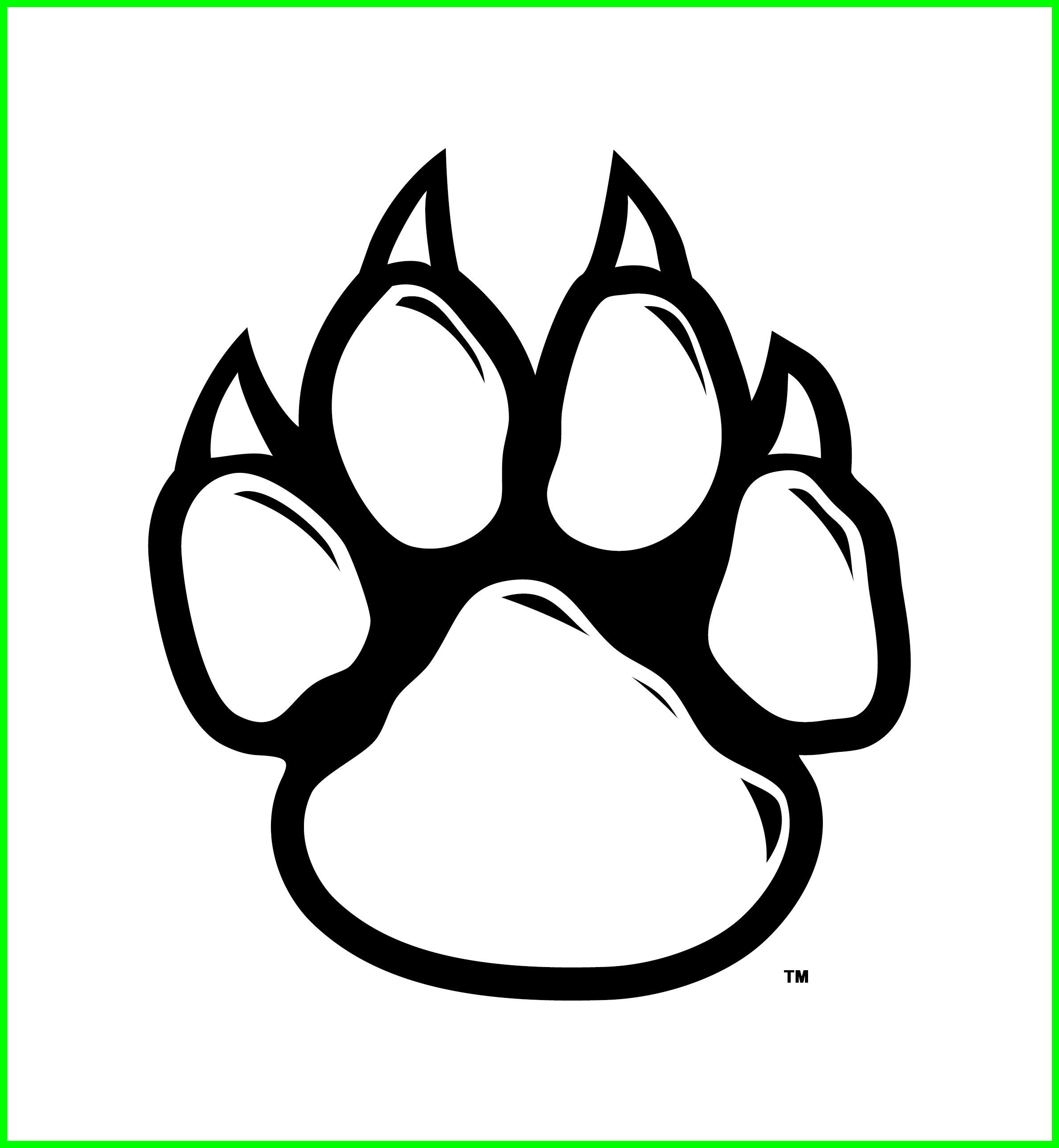Lion Paw Print Vector at GetDrawings | Free download