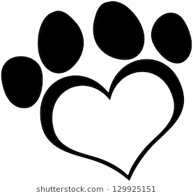 277x280 Lion Paw Print Outline Elegant Dog Paw Print Stock S Amp Vectors