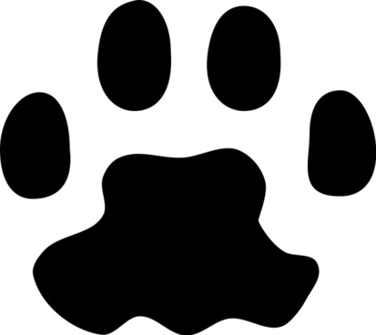 413x368 Lion Paw Print Stencil Free Vector Download (2,234 Free Vector