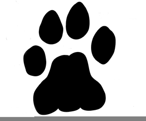 300x249 Pawprint Clipart Lion Cute Borders, Vectors, Animated, Black And