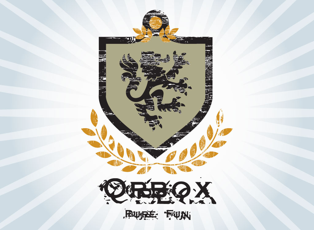 1024x750 Lion Shield Vector