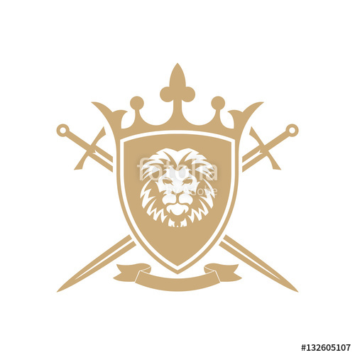 500x500 Lion Shield Logo Stock Image And Royalty Free Vector Files On