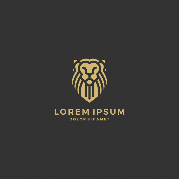 626x626 Lion Shield Logo Vector Premium Download