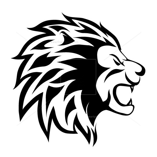 600x600 Head Of Lion Vector Free Vectors, Illustrations, Graphics