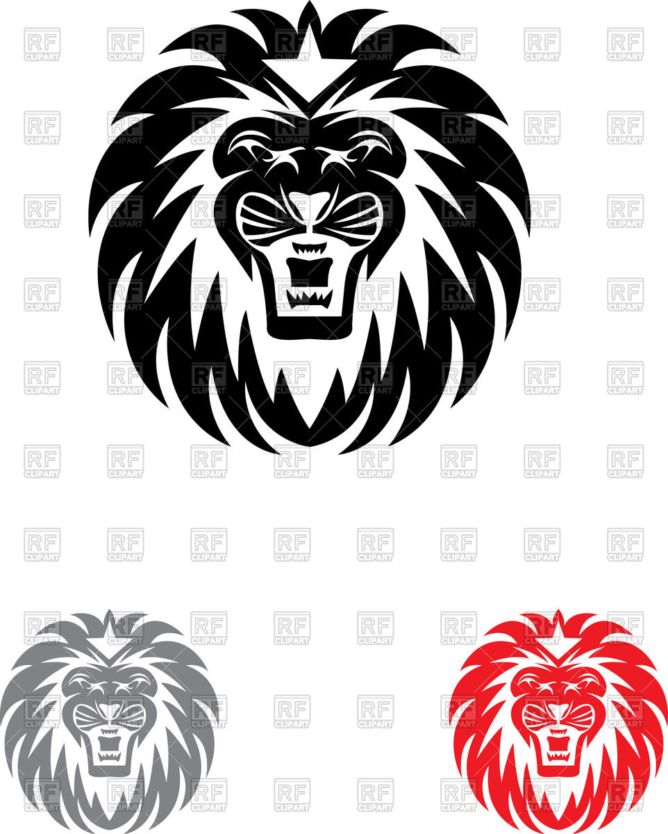 962x1200 Tattoo Head Of Lion Vector Image Vector Artwork Of Plants And