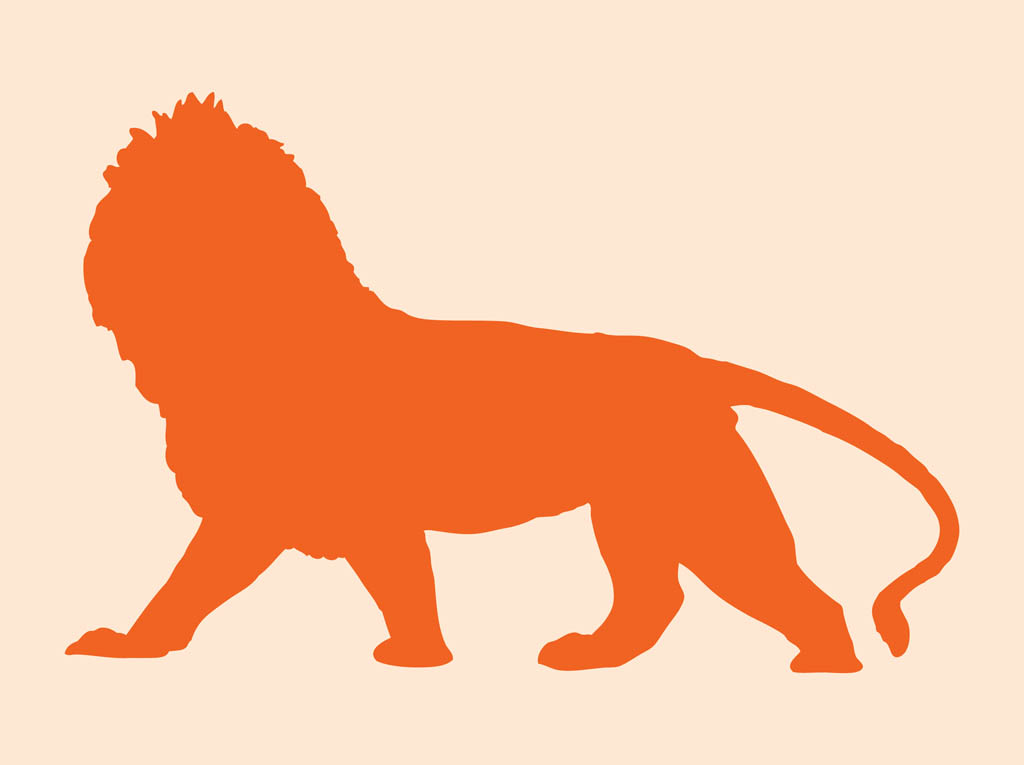 1024x765 Walking Lion Vector Art Amp Graphics