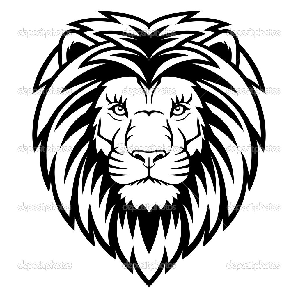 1024x1024 Collection Of Lion Vector Drawing High Quality, Free