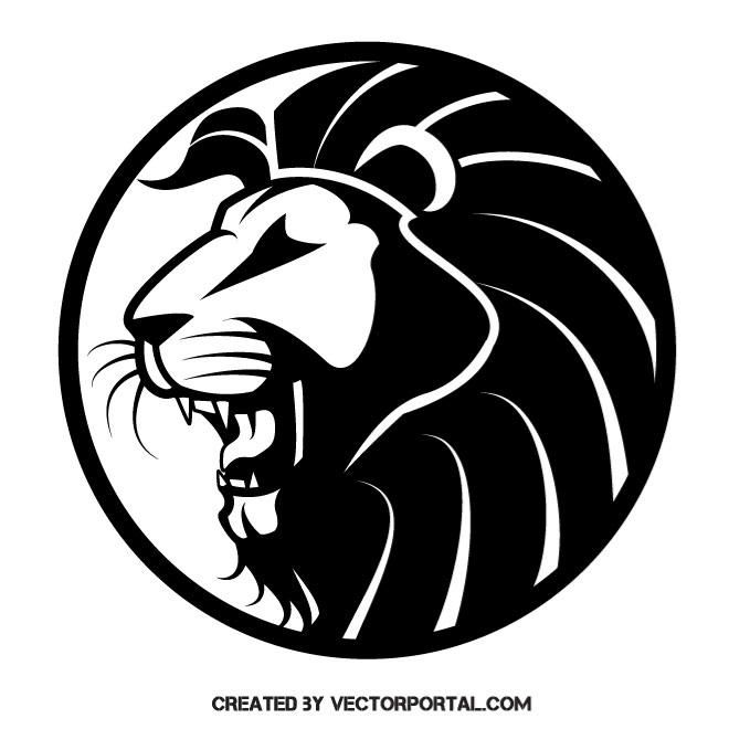660x660 Lion Vector Image Stencil Art Animal Vectors Lion